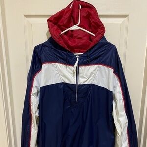 Antigua Windbreaker Red/White/Blue‎ Size Large